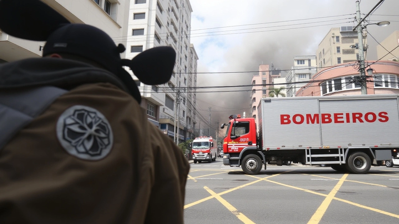 Incêndio de Grandes Proporções Devasta o Shopping 25 de Março em São Paulo, Atingindo Lojas e Causando Evacuação